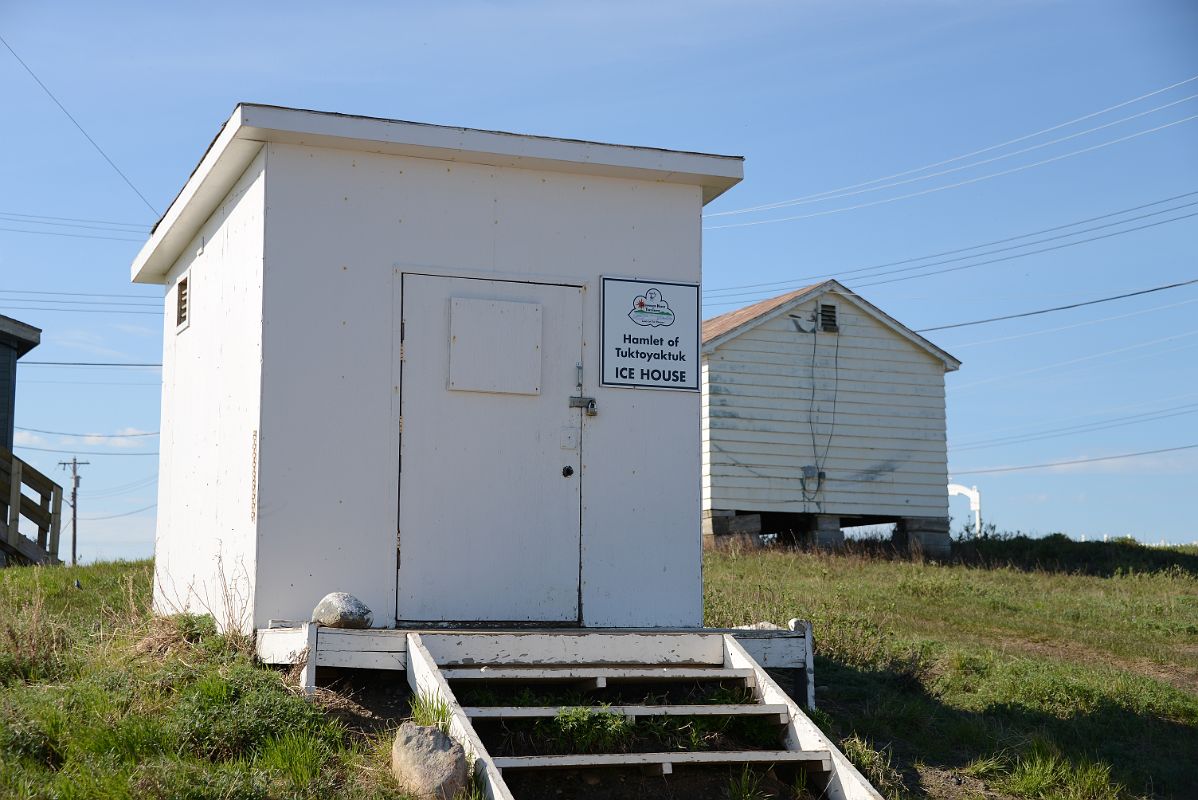 15A Outside The Ice House On Arctic Ocean Tuk Tour In Tuktoyaktuk Northwest Territories
